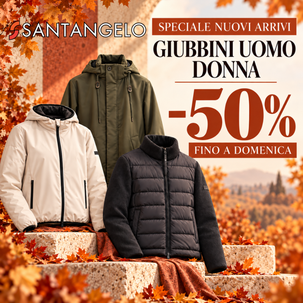 Sconti da Santangelo fino a domenica